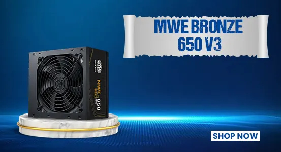 Cooler Master MWE Bronze 650 V3 ATX 3.1 80 Plus Bronze Smps
