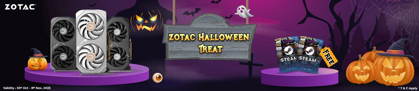 Zotac Halloween Sale