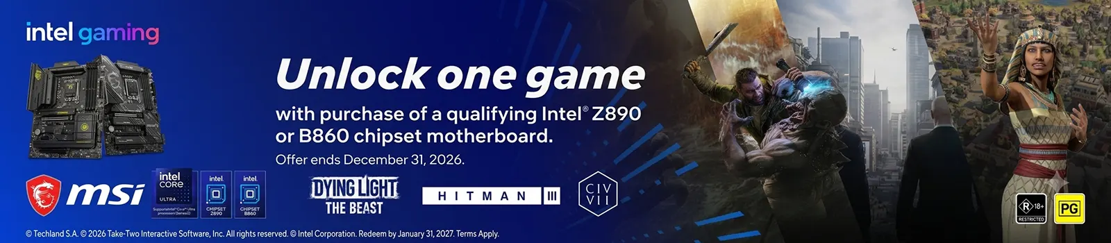 MSI Motherboard Offer