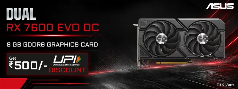 ASUS Dual RX 7600 EVO OC 8GB