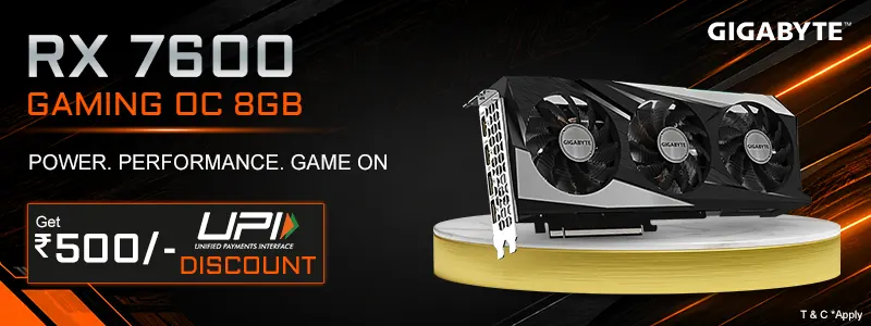 Gigabyte RX 7600 Gaming OC 8GB Graphics Card