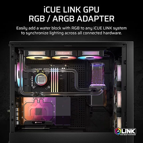 Corsair iCUE Link GPU RGB and ARGB Adapter
