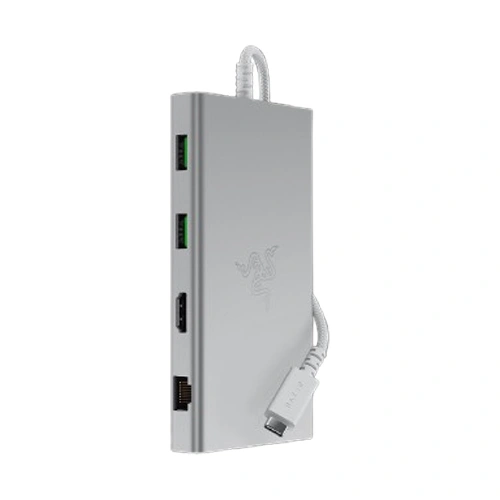 Razer USB-C Dock 11-Port Mercury Charging Device