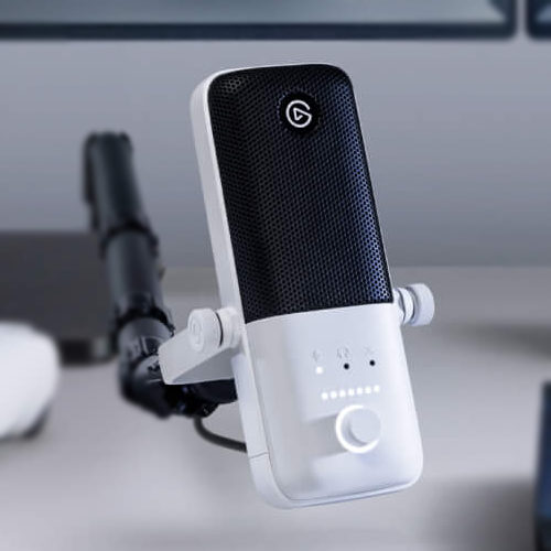 Elgato Wave:3 White USB Microphone and Digital Mixing Solution