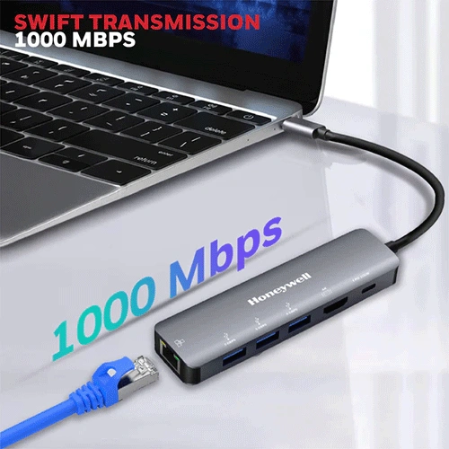 Honeywell 6 in 1 Type-C Docking Station