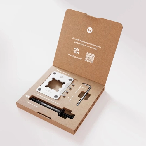 Hyte AM5 Snow White Solid Processor Frame