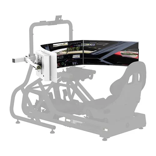 Fanatec ClubSport GT Cockpit Triple Monitor White Expansion Kit