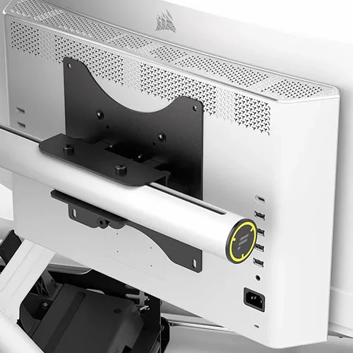 Fanatec ClubSport GT Cockpit Triple Monitor White Expansion Kit