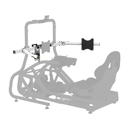 Fanatec ClubSport GT Cockpit Triple Monitor White Expansion Kit