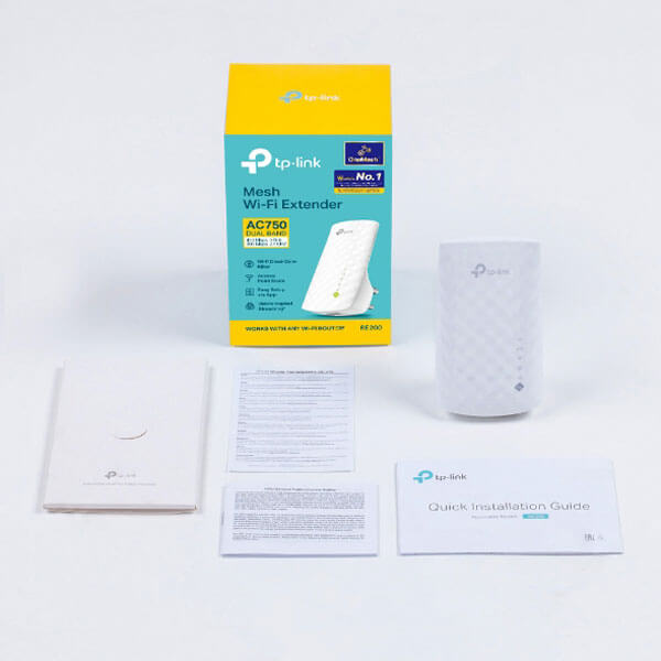 TP-Link RE200 AC750 Wi-Fi White Range Extender