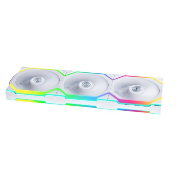 Lian Li UNI Fan SL Wireless ARGB 120mm White Cabinet Fan, Triple Pack