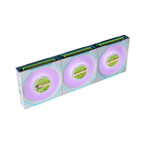 Lian Li UNI Fan SL INF LCD Flex Wireless ARGB White 120mm Triple Pack Cabinet Fan