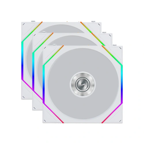 Lian Li UNI Fan TL Flex Wireles ARGB 120mm Triple Pack White Cabinet Fan