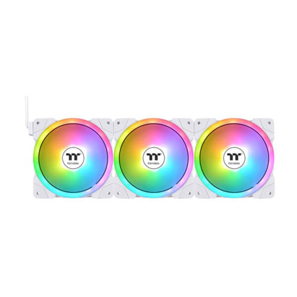 Thermaltake Swafan EX12 ARGB Sync White Cabinet Fan (Triple Pack)