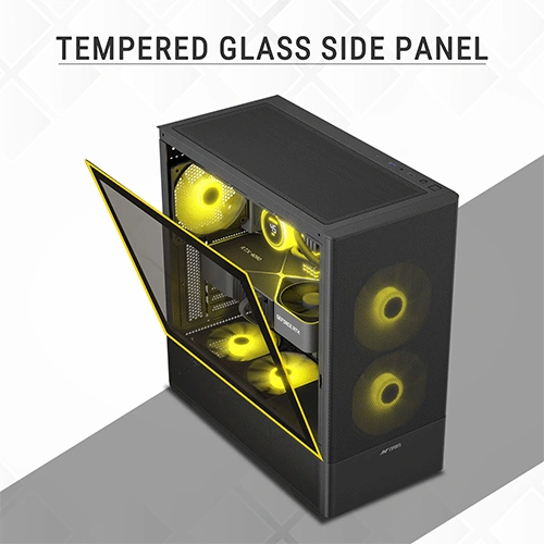 Ant Esports 511 Air 5F ARGB E-ATX Mid Tower Case