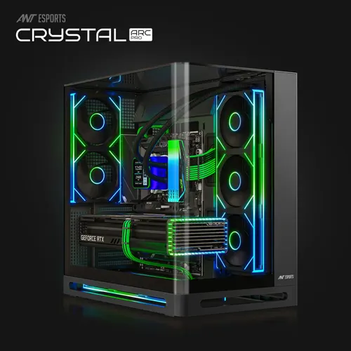 Ant Esports Crystal ARC Pro ATX Mid Tower Case