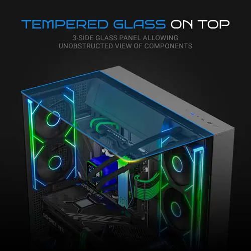 Ant Esports Crystal ARC Pro ATX Mid Tower Case