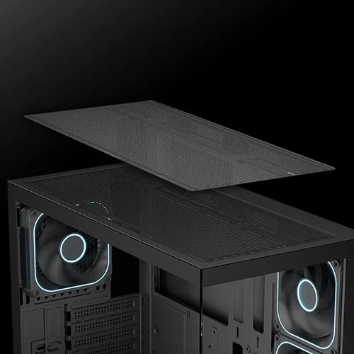 Ant Esports Crystal Neo Mini ARGB M-ATX Case