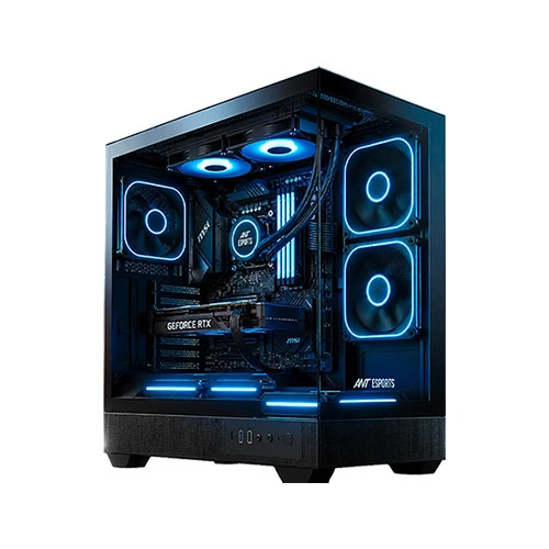 Ant Esports Crystal Neo Mini ARGB M-ATX Case