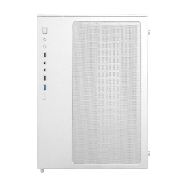 Ant Esports Crystal ARGB White E-ATX Mid Tower Case
