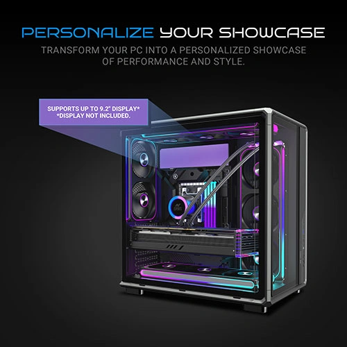Ant Esports Crystal X8 Frame ATX Mid Tower Case