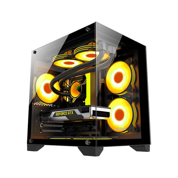 Ant Esports Crystal Z2 ARGB M-ATX Mid Tower Case