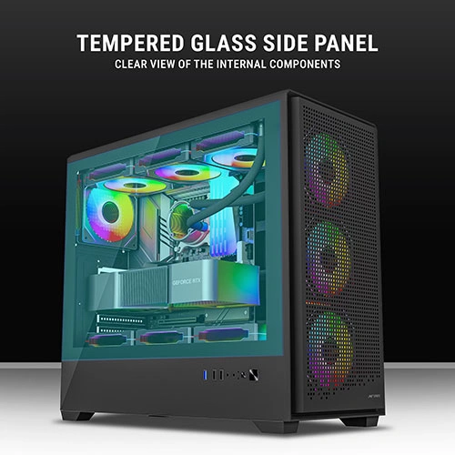 Ant Esports EVO 360 Lite ARGB E-ATX Mid Tower Case