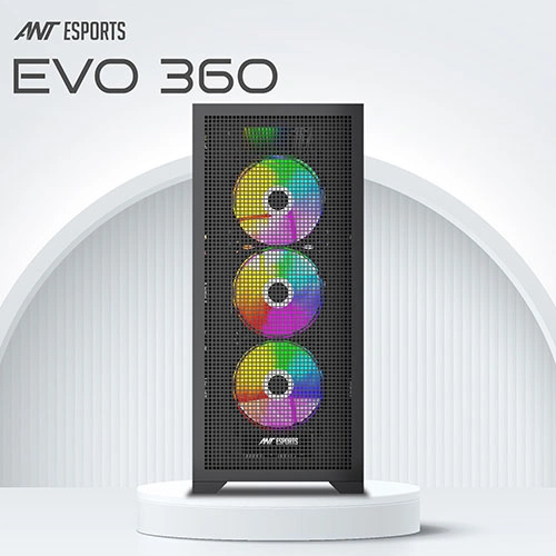 Ant Esports EVO 360 ARGB E-ATX Mid Tower Case