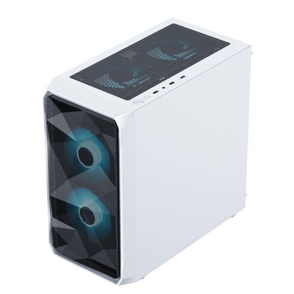 Ant Esports ICE-100 Air Mini Mesh White M-ATX Case