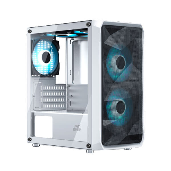 Ant Esports ICE-100 Air Mini Mesh White M-ATX Case