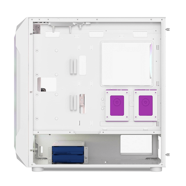 Ant Esports ICE-410TG ARGB White E-ATX Mid Tower Case