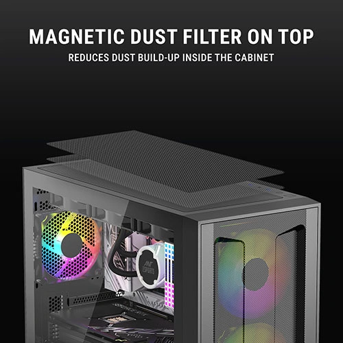 Ant Esports Titan Core 360 ARGB Mid Tower Case