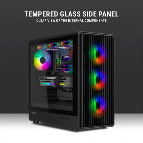 Ant Esports ZEN Air 360 ARGB ATX Mid Tower Case