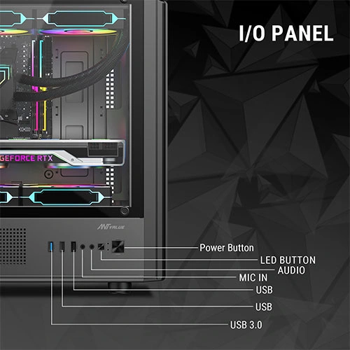 Ant Value VM45 M-ATX Mini Tower Case