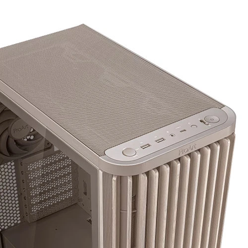 Asus ProArt PA401 Wood Edition Beige ATX Mid Tower Case