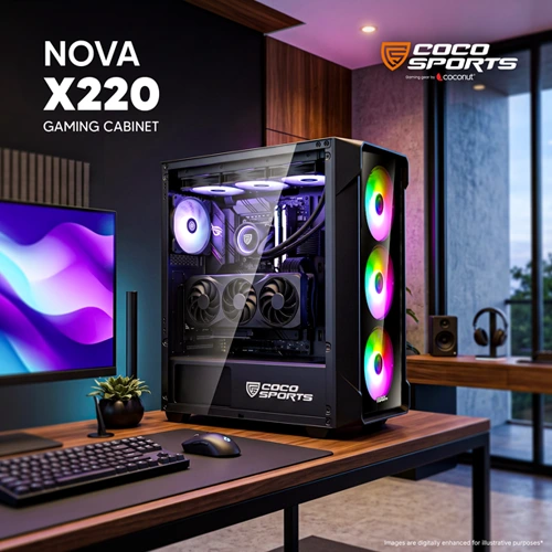 Coco Sports Nova X220 ARGB ATX Mid Tower Case