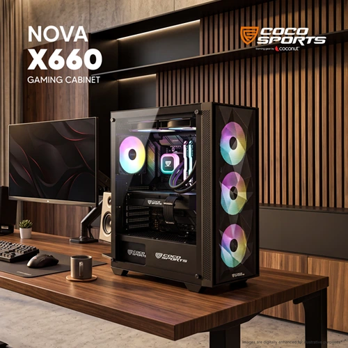 Coco Sports Nova X660 ARGB ATX Mid Tower Case