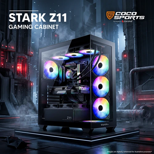 Coco Sports STARK Z11 ARGB ATX Mid Tower Case