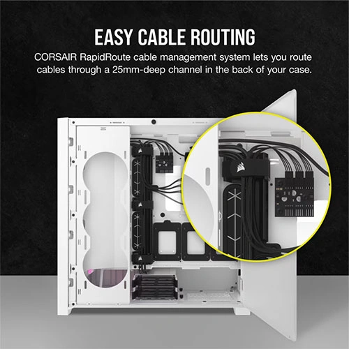 Corsair iCUE 5000D RGB Airflow White E-ATX Mid Tower Case