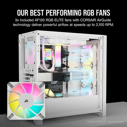Corsair iCUE 5000D RGB Airflow White E-ATX Mid Tower Case