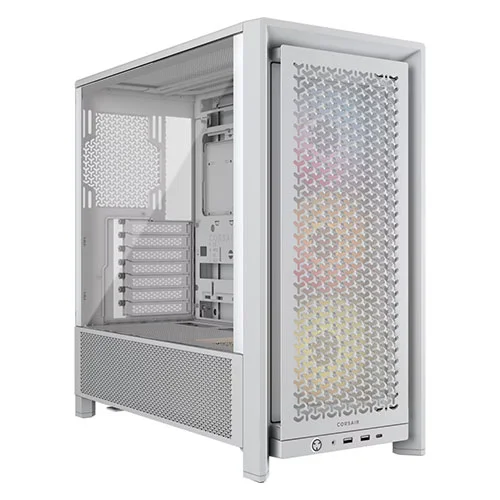 CORSAIR Frame 4000D RS ARGB White E-ATX Mid Tower Case
