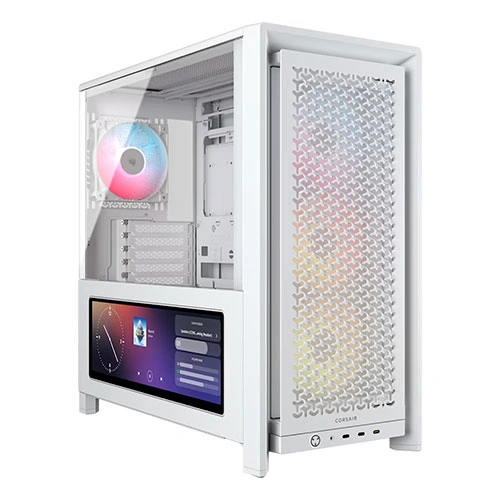 Corsair Frame 4000D LCD RS ARGB White Premium E-ATX Mid Tower Case