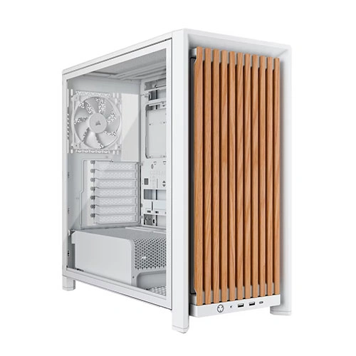 Corsair Frame 4000D Wood RS Modular White E-ATX Mid Tower Case