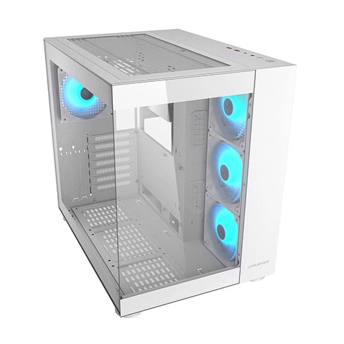 Cougar FV150 RGB White ATX Mid Tower Case