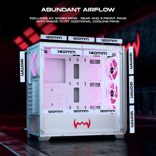 Dawg X 540 ARGB White E-ATX Full Tower Case