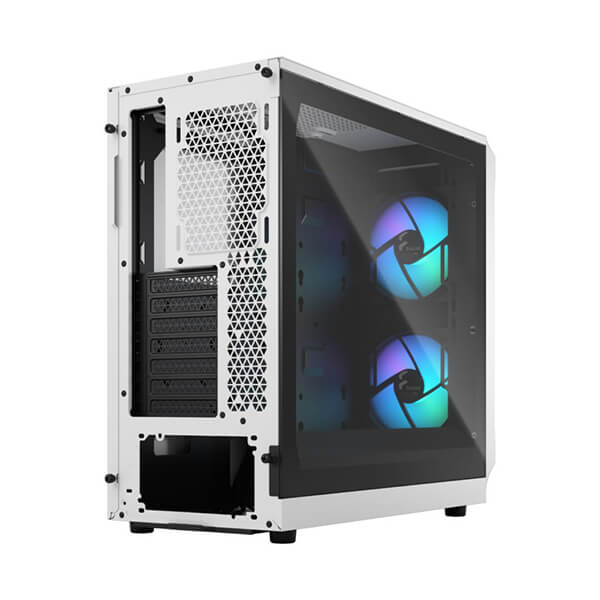 Fractal Design Focus 2 Mesh RGB White TG Clear Tint ATX Mid Tower Case