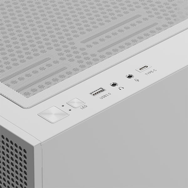 Gamdias Talos E3 Mesh Elite ARGB White E-ATX Mid Tower Case