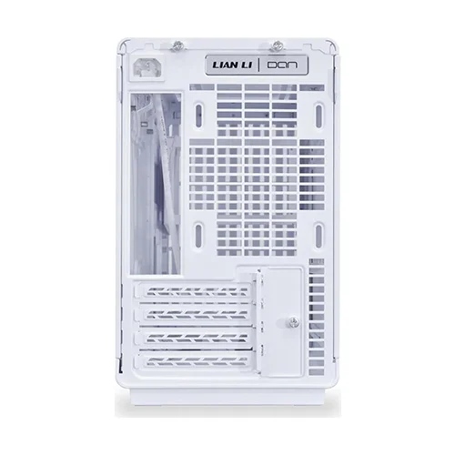 Lian Li A3-mATX Wood White Mini Tower Case with Glass Side Panel