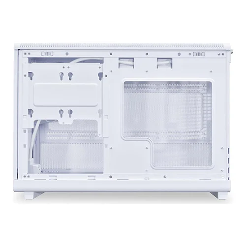 Lian Li A3-mATX Wood White Mini Tower Case with Glass Side Panel
