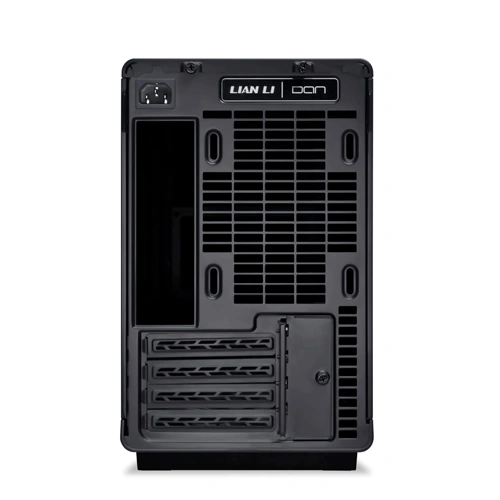 Lian Li A3-mATX Wood Black Mini Tower Case with Glass Side Panel